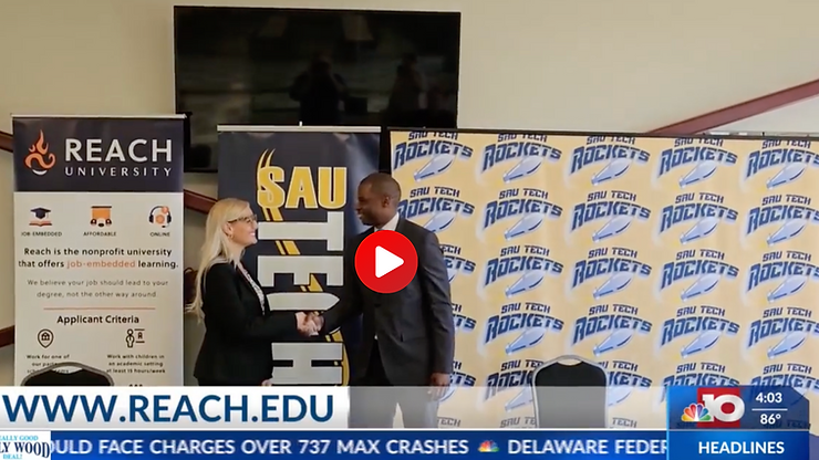 Blog Post Image - NBC 10 KTVE: SAU Tech partners with Reach University