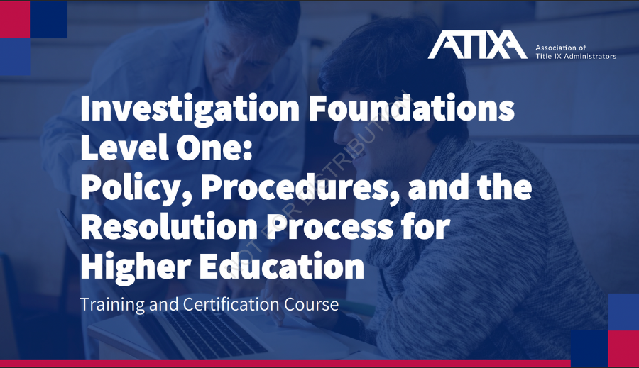 TIXC Investigations Slide Deck